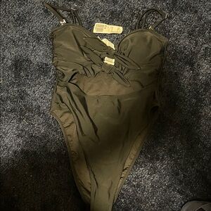 Forever 21 Black One Piece Swimsuit